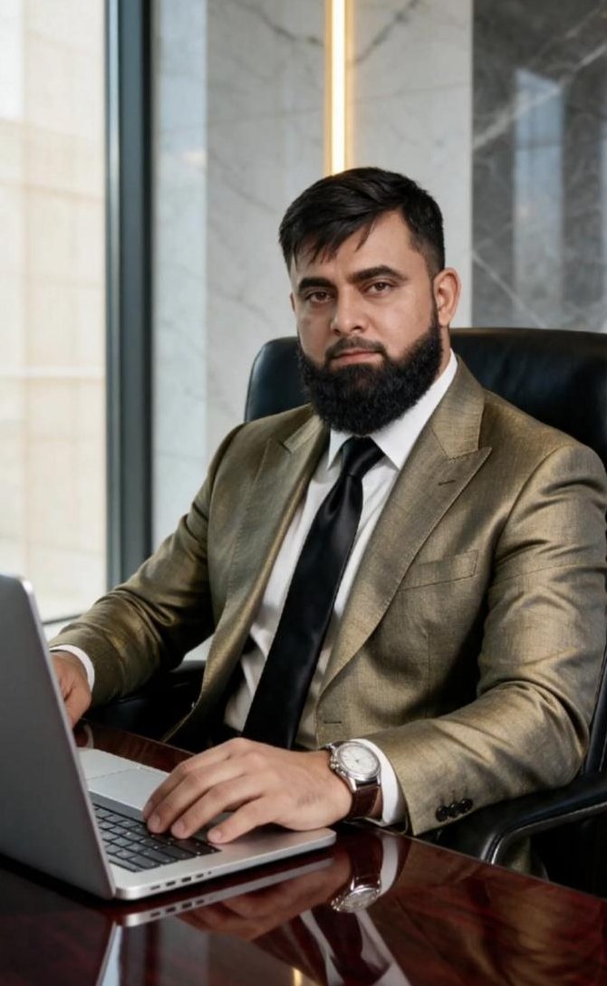Portrait of Muhammad Bilal Safder, Group Chairman, Al Zouq Group of Companies UAE